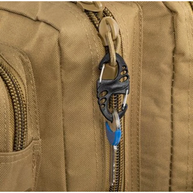 Набір карабінів MIL-TEC S-Hook Black (4046872397721)