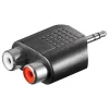 Аудіоадаптер Goobay 3.5 mm Jack to 2x RCA (4051366116047)