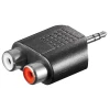 Аудіоадаптер Goobay 3.5 mm Jack to 2x RCA (4051366116047)