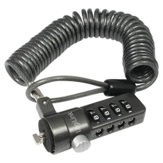 Замок для ноутбука LogiLink NBS004 спиральный Black (4052792000566)