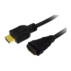 Кабель LogiLink HDMI - HDMI (подовжувач) 2 м Black (4052792000849)