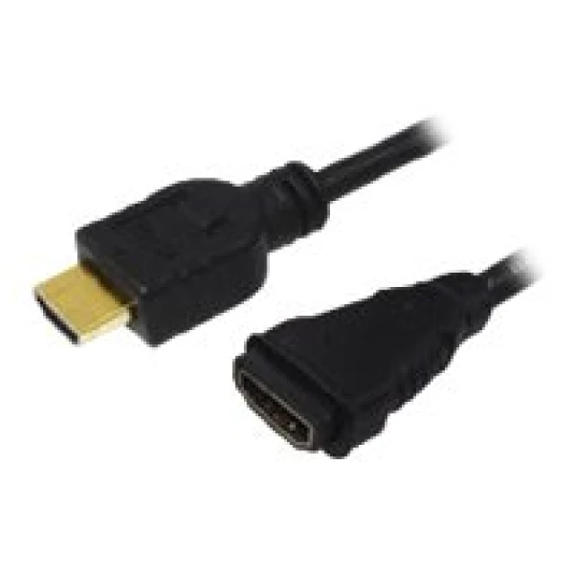 Кабель LogiLink HDMI - HDMI (подовжувач) 2 м Black (4052792000849)