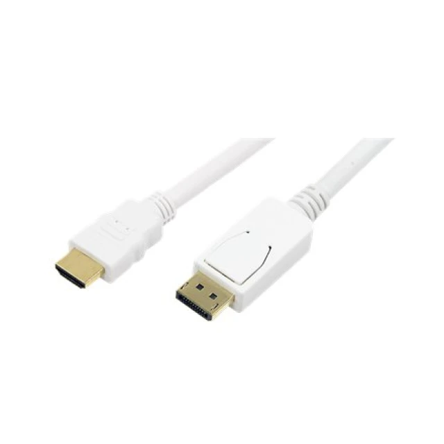 Кабель LogiLink DisplayPort – HDMI 2 м White (4052792002362)