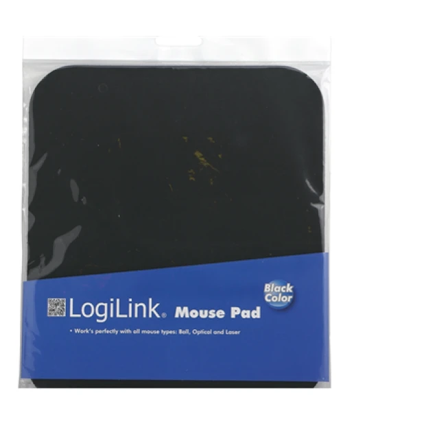 Килимок для миші LogiLink 220x250 мм Black (4052792002683)