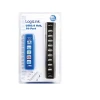 USB-хаб LogiLink USB 2.0 10 портів з блоком живлення (4052792004779)