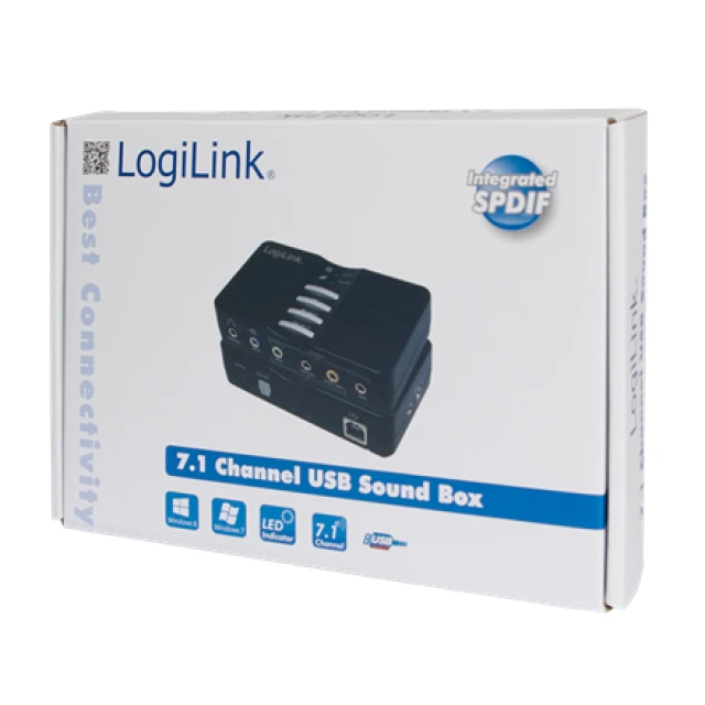 Звукова карта LogiLink UA0099 USB 7.1 (4052792005172)