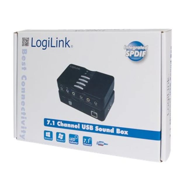 Звукова карта LogiLink UA0099 USB 7.1 (4052792005172)