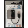 USB-хаб LogiLink USB 2.0 4 порти Black (4052792007848)