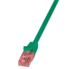 Патч-корд LogiLink CQ2034U CAT 6 UTP 0,25 м Green (4052792023077)
