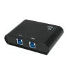 Перемикач LogiLink USB 2 порти Black (4052792030822)
