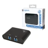 Перемикач LogiLink USB 2 порти Black (4052792030822)