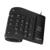 Клавіатура LogiLink ID0019A гнучка водонепроникна USB + PS/2 німецька розкладка Black (4052792038965)