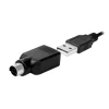 Клавіатура LogiLink ID0019A гнучка водонепроникна USB + PS/2 німецька розкладка Black (4052792038965)