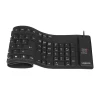 Клавіатура LogiLink ID0019A гнучка водонепроникна USB + PS/2 німецька розкладка Black (4052792038965)