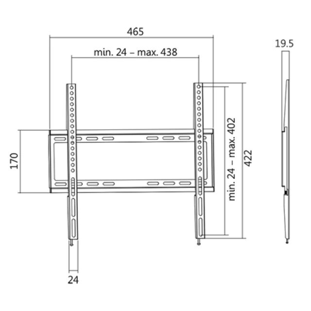 Крепление для телевизора LogiLink BP0009 32-55