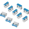 Замки для ноутбука LogiLink AU0046 10 шт Blue (4052792045154)