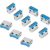Замки для ноутбука LogiLink AU0046 10 шт Blue (4052792045154)