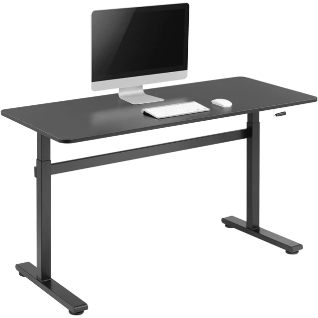 Стол для работы сидя или стоя прямоугольный LogiLink Black (4052792059922)