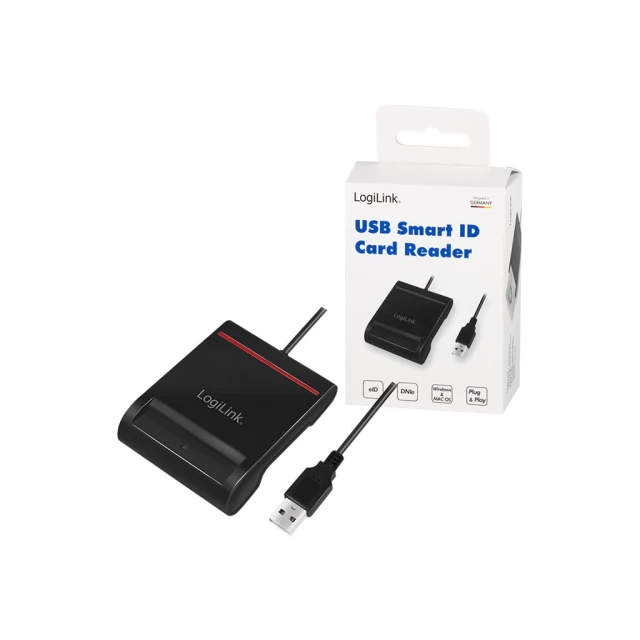 Зовнішній картрідер LogiLink CR0047 USB 2.0 для ID-карток (4052792062298)