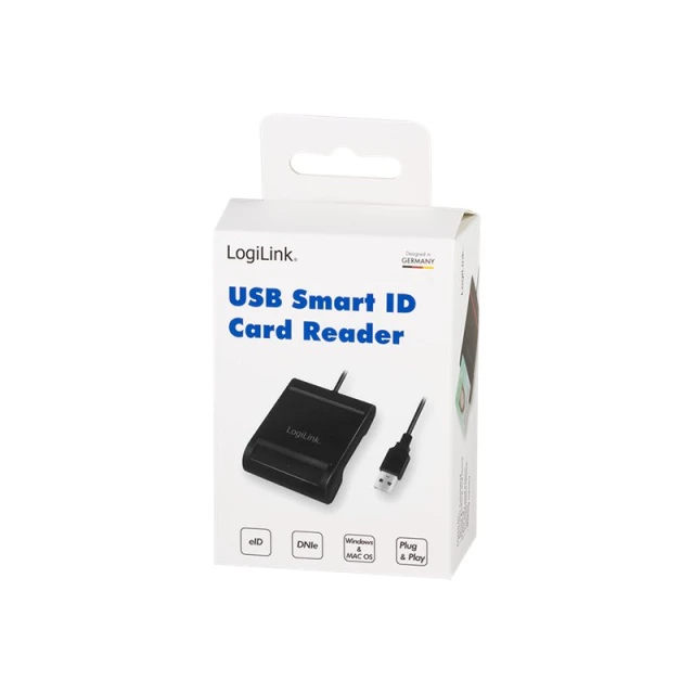 Зовнішній картрідер LogiLink CR0047 USB 2.0 для ID-карток (4052792062298)