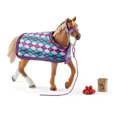 Англійська чистокровна кобила з попоною Schleich (642360)