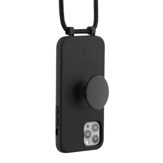 Чохол Just Elegance PopGrip для iPhone 12 Pro Max Black (30161)