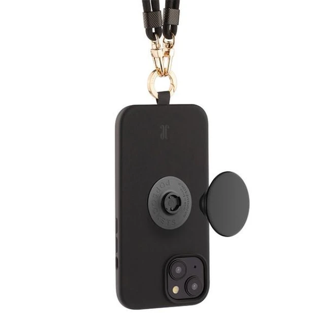 Чохол Just Elegance PopGrip для iPhone 15 Black (4062519304846)