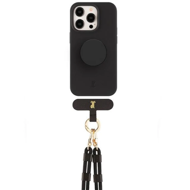 Чохол Just Elegance PopGrip для iPhone 15 Pro Black (4062519304853)