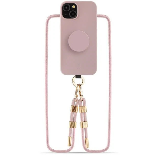 Чохол Just Elegance PopGrip для iPhone 15 Rose (4062519304945)