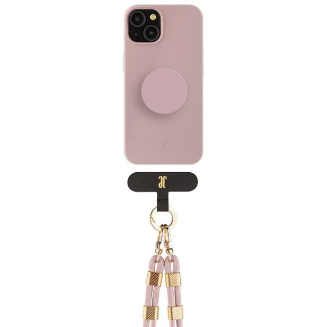 Чохол Just Elegance PopGrip для iPhone 15 Rose (4062519304945)
