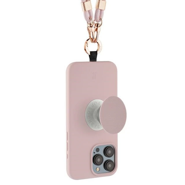 Чохол Just Elegance PopGrip для iPhone 15 Pro Rose (4062519304952)