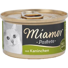 Вологий корм для котів Miamor Pastete з кроликом 85 г (42017066)