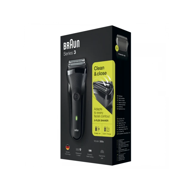 Электробритва Braun Series 3 300s 3-Flex Black (4210201163305)