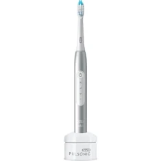Електрична зубна щітка Oral-B Pulsonic Slim Luxe 4000 Sonic 3 режими Platinum (4210201305644)