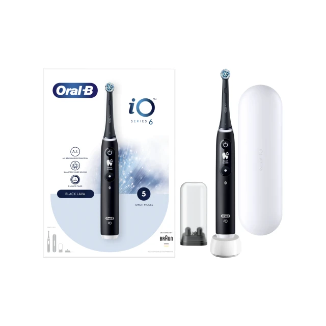 Електрична зубна щітка Oral-B iO6 Black Onyx (4210201409199)