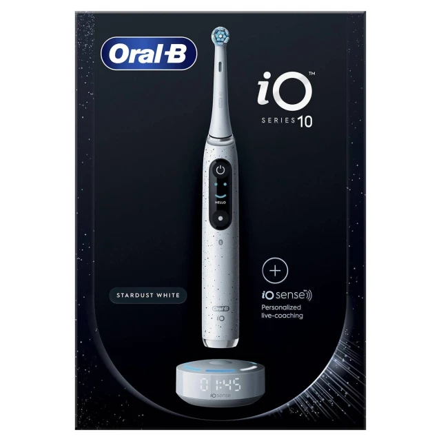 Електрична зубна щітка Oral-B iO Series 10 7 режимів Stardust White (4210201435457)
