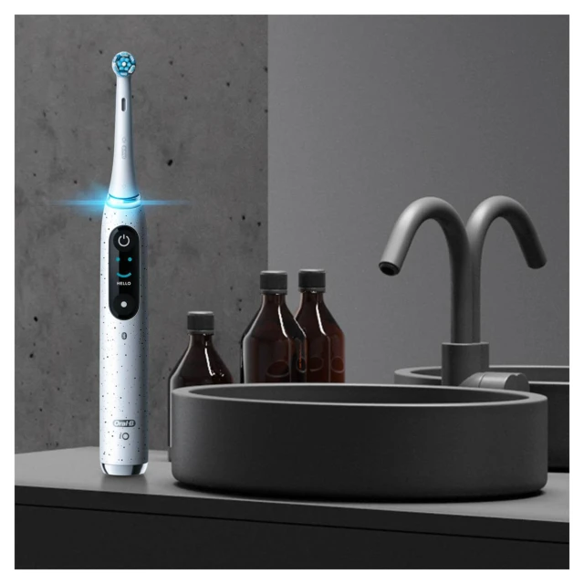 Електрична зубна щітка Oral-B iO Series 10 7 режимів Stardust White (4210201435457)