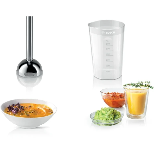 Блендер занурювальний Bosch CleverMixx MSM2610B 600 Вт Black (4242002921945)