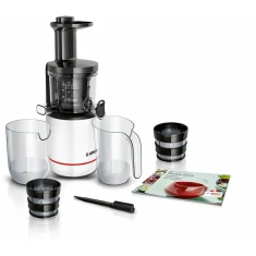Шнекова соковижималка Bosch MESM500W 150 Вт для фруктів та овочів Black-White (4242002956015)