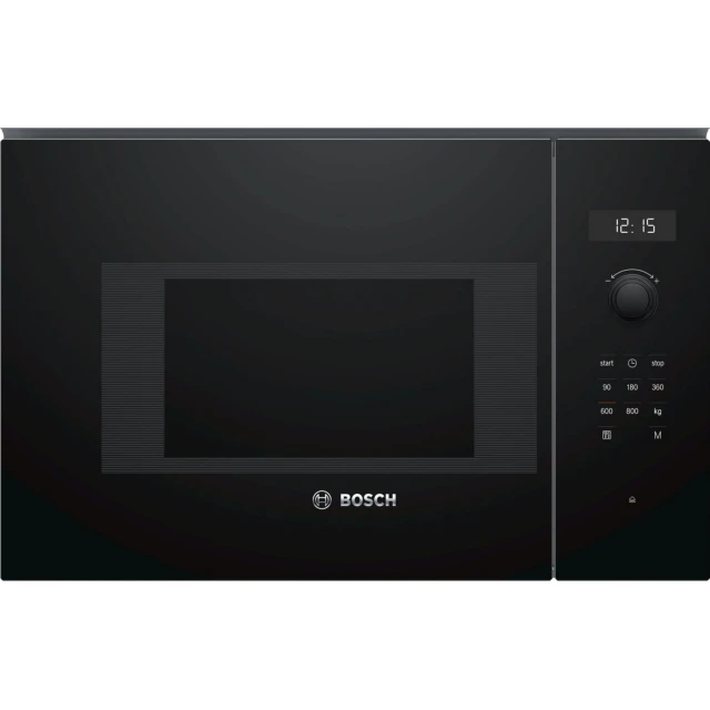Мікрохвильова піч Bosch BFL524MB0 вбудована 20 л 800 Вт Black (4242005038763)