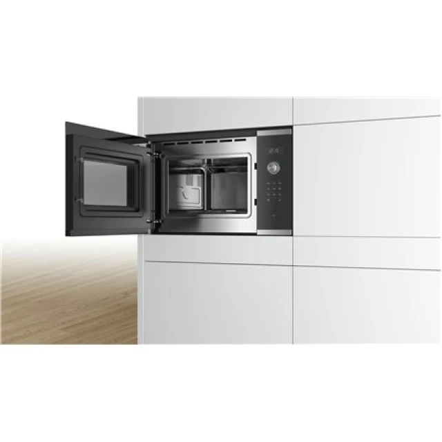Мікрохвильова піч Bosch BFL554MS0 вбудована 31,5 л 900 Вт Silver (4242005038954)