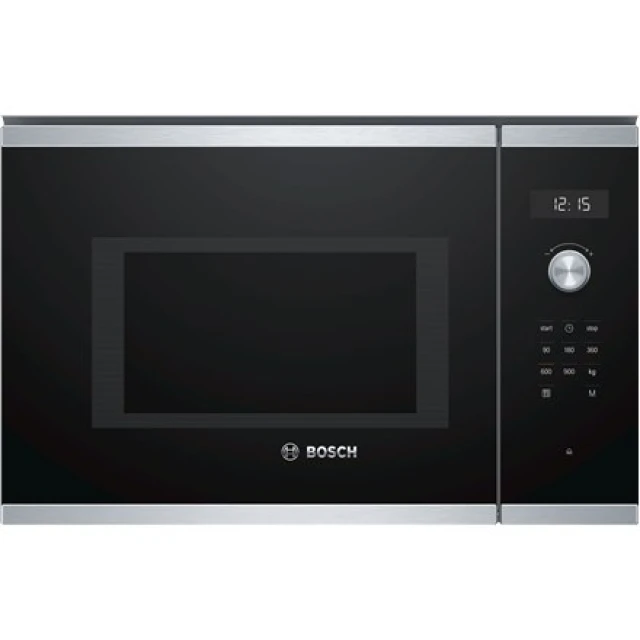 Мікрохвильова піч Bosch BFL554MS0 вбудована 31,5 л 900 Вт Silver (4242005038954)