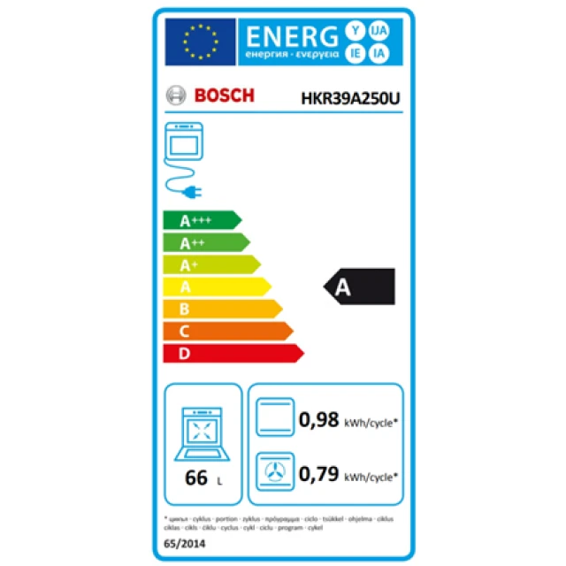 Плита Bosch HKR39A250U комбінована 60 см 66 л (4242005042050)
