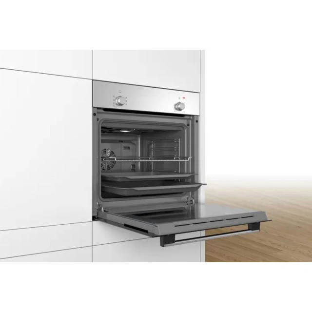 Духова шафа Bosch HBF010BR1S 66 л A багатофункційна Stainless steel (4242005046867)