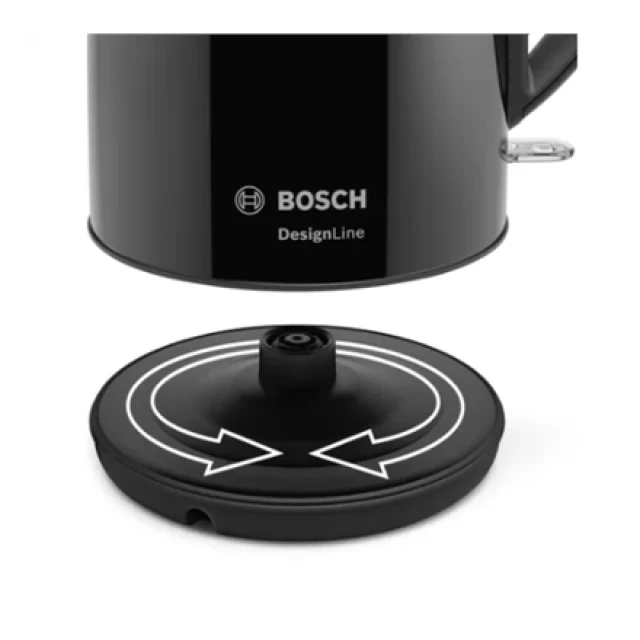 Електрочайник Bosch DesignLine TWK3P423 1.7 л Black (4242005188048)