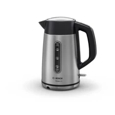 Електрочайник Bosch DesignLine TWK4P440 1.7 л 2400 Вт Stainless steel/Black (4242005188062)
