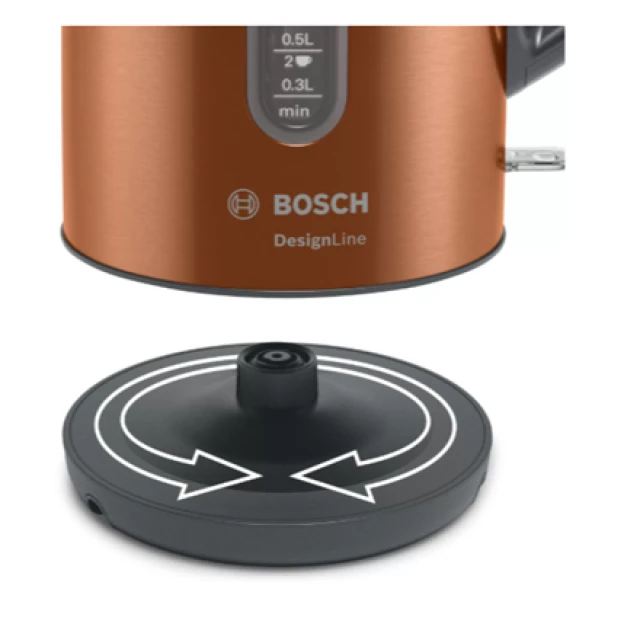 Електрочайник Bosch TWK4P439 1.7 л 2400 Вт Copper (4242005188284)