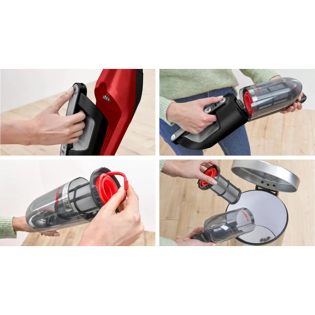 Пилосос вертикальний Bosch Flexxo Gen2 28Vmax ProAnimal Red (BBH3ZOO28)