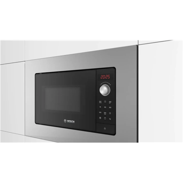 Мікрохвильова піч Bosch BFL623MS3 вбудована 20л 800W (4242005290833)