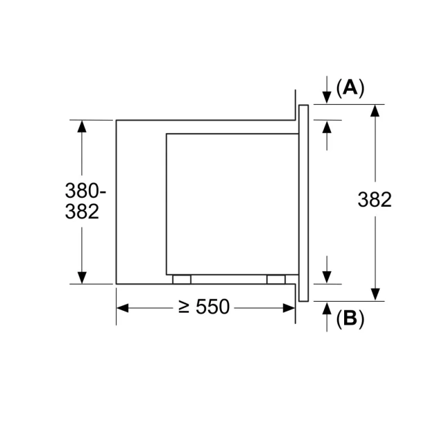 Мікрохвильова піч Bosch BFL623MS3 вбудована 20л 800W (4242005290833)